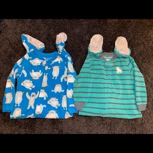 Carters Fleece Footie PJS